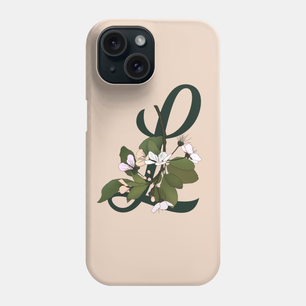 Monogram L Phone Case by eveline