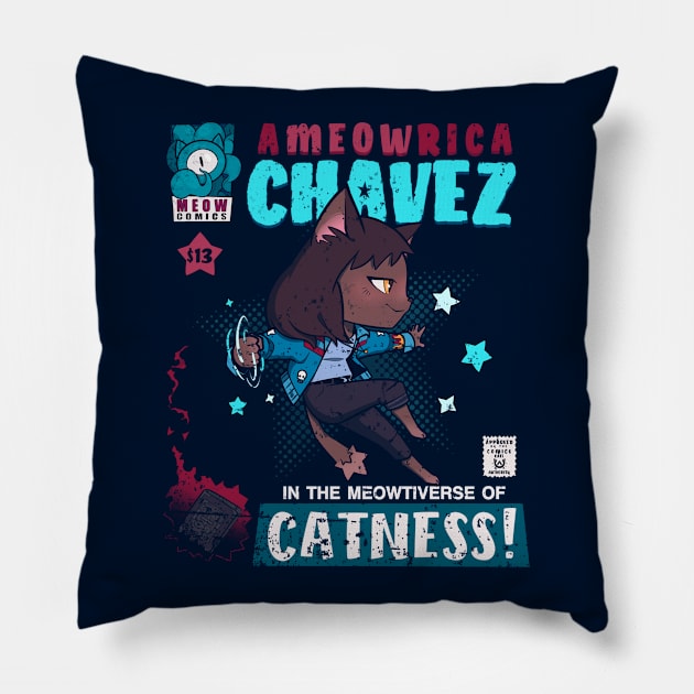 Ameowrica Pillow by Susto