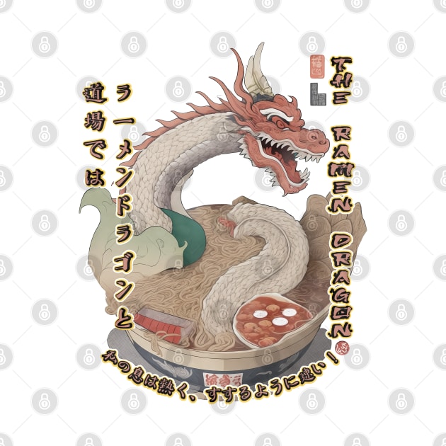 Martial Arts Ramen Noodles Fusion Dragon Master by 8 Fists of Tees