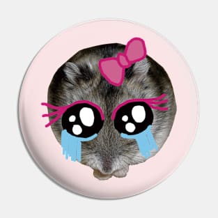 Sad Hamster Pin