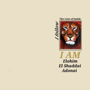 Golden lion -I AM T-Shirt