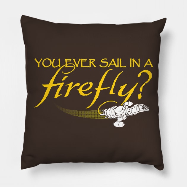 Ever Sail In A Firefly Pillow by bigdamnbrowncoats