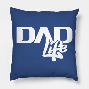 Dad Life (White) Pillow