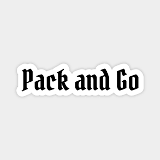 Pack and Go Magnet