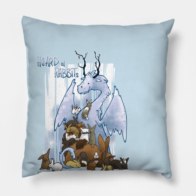 Hoard of rabbits Pillow by ArryDesign