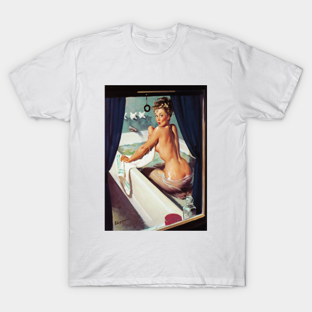 Discover Jeepers, Peepers: Vintage 1947 Gil Evgren Pinup - Vintage - T-Shirt