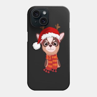 Chihuahua Funny Holiday Christmas - Chihuahua Funny Holiday Christmas Celebration - Chihuahua Lover Gifts Phone Case