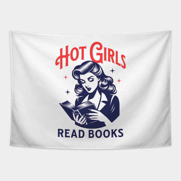 Hot girls read books quote Tapestry by ZnShirt