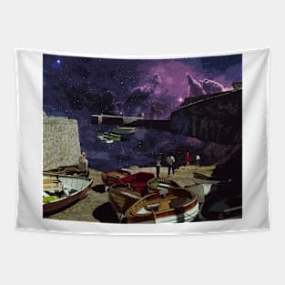 Space Harbor Tapestry