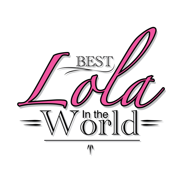 Best Lola in the world Filipino design by Estudio3e