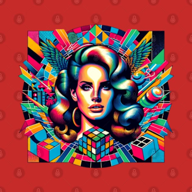 Lana Del Rey - Hey, Remember The 80's by Tiger Mountain Design Co.