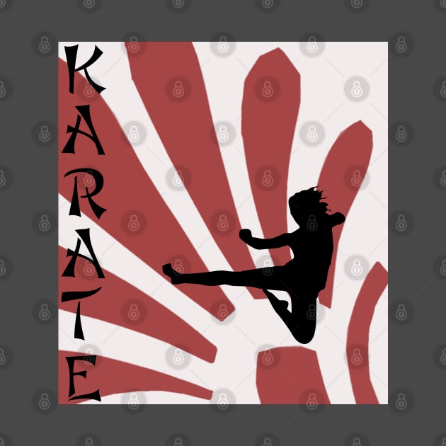 Female Karate Fighter by Miozoto_Design