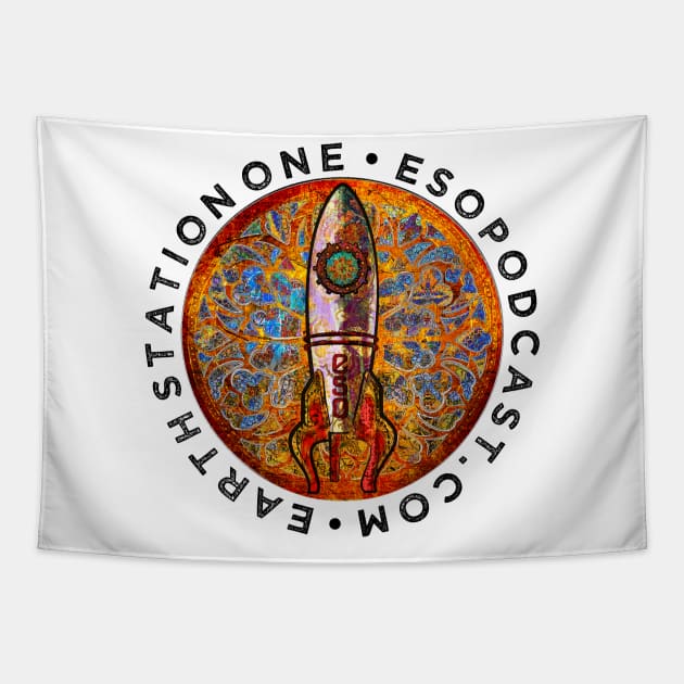 ESO Rocket Ship Tapestry by The ESO Network