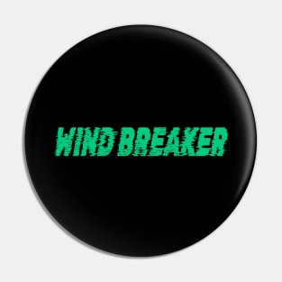 Wind Breaker Anime Title Typography Inspired WB-1 Pin