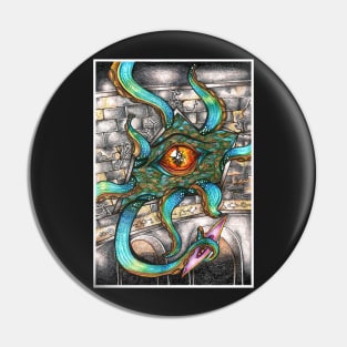 Space Octopus Pin