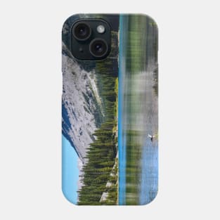 Elbow Lake in the Rockies. Phone Case