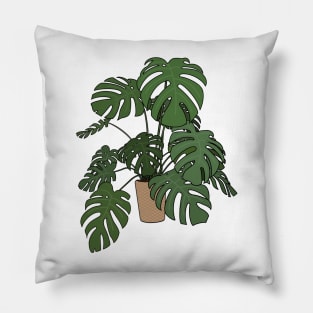 Monstera Deliciosa Pillow