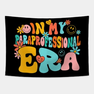 Groovy In My Paraprofessional Era Back To School First Day Tapestry