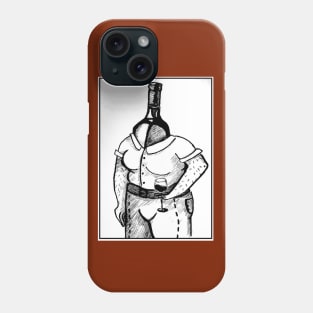 Wine Head Phone Case