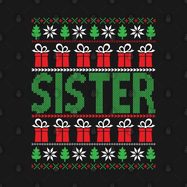 The sister ugly christmas sweater by MZeeDesigns