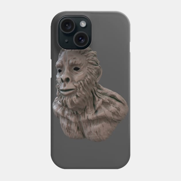 Bigfoot bust Phone Case by JonHale