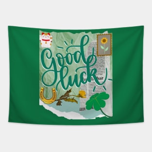 Good luck - Motivational Quotes Tapestry