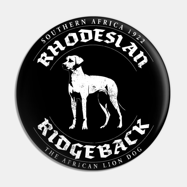 Rhodesian Ridgeback Africa Pin by Black Tee Inc