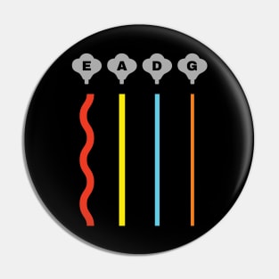 EADG Neon Colors Bass Strings Pin