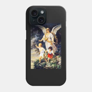 Guardian Angel By the Cliff & Children Phone Case