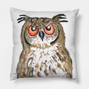 Golden owl Pillow