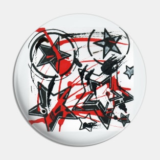 Star Design 1 Punk Version Pin