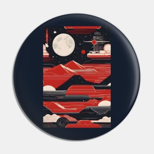 Soviet space age art Pin