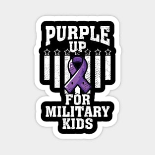 Purple Up For Military Kids Military Child Month Purple Magnet