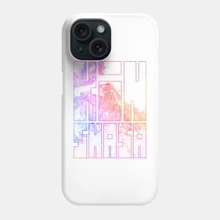 Kinshasa, DR Congo City Map Typography - Colorful Phone Case