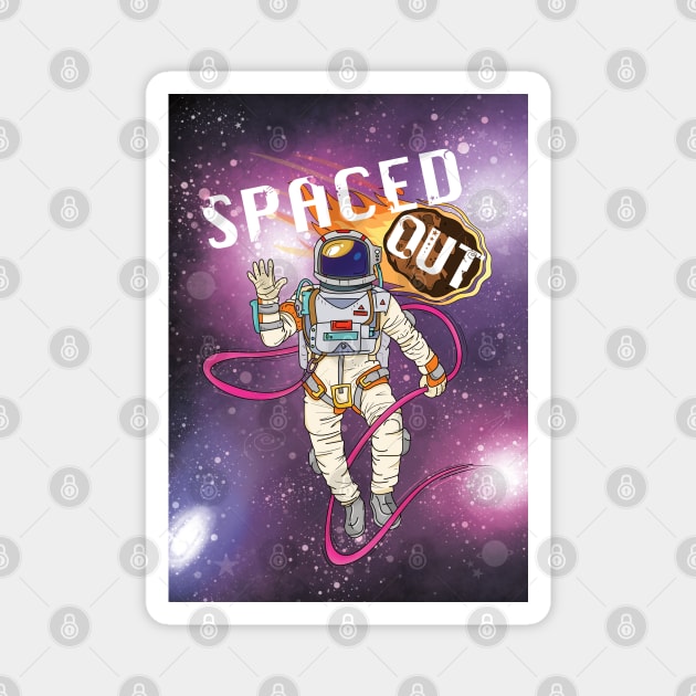 Spaced Out Spaceman / Astronaut Magnet by ShutterStudios