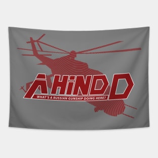 Metal Gear Solid A Hind D - Russian Gunship Tee Inspired by Kojima's MGS Tapestry