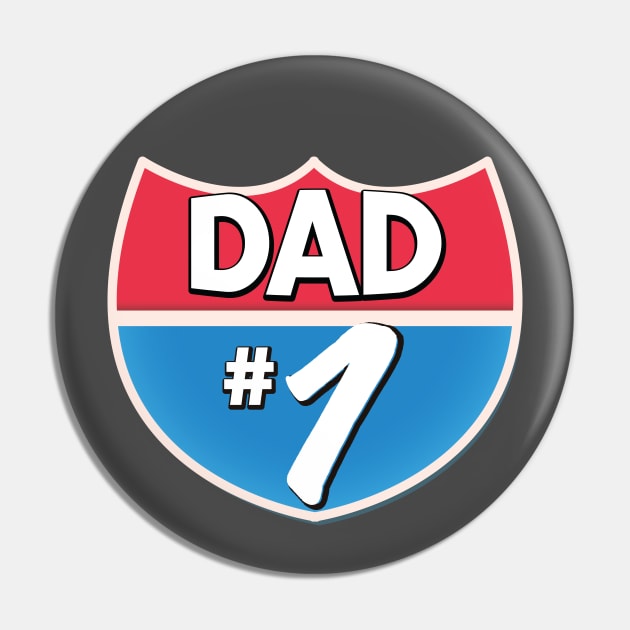 Dad Number 1 Pin by nickemporium1