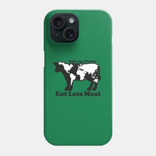 Eat Less Meat Phone Case