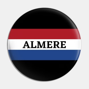 Almere City in Netherlands Flag Pin