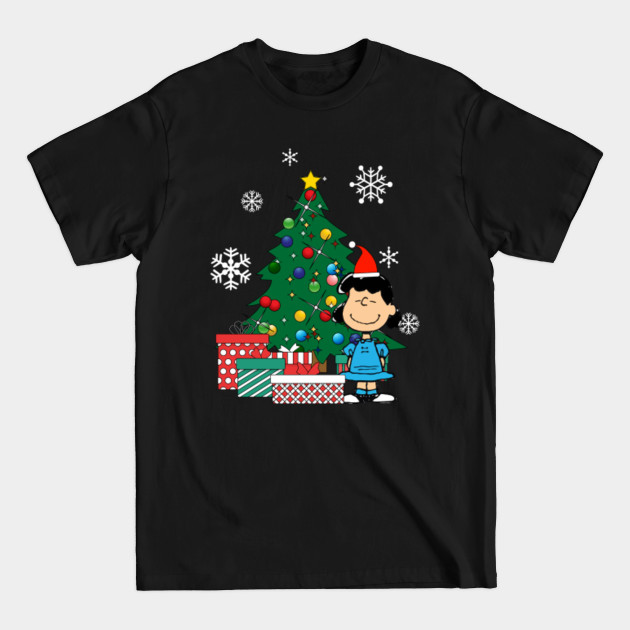 Lucy Van Pelt Around The Christmas Tree - Lucy Van Pelt - T-Shirt