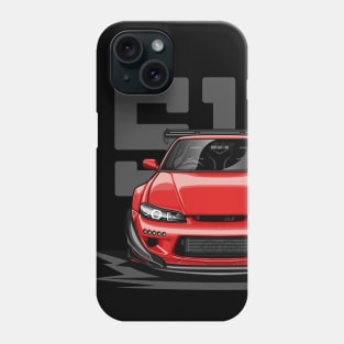 Silvia S15 Face (Candy Red) Phone Case