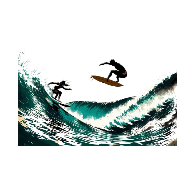 live by surfing rules, surfer vibes, v2 by H2Ovib3s