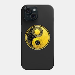 Golden Yin Yang Phone Case