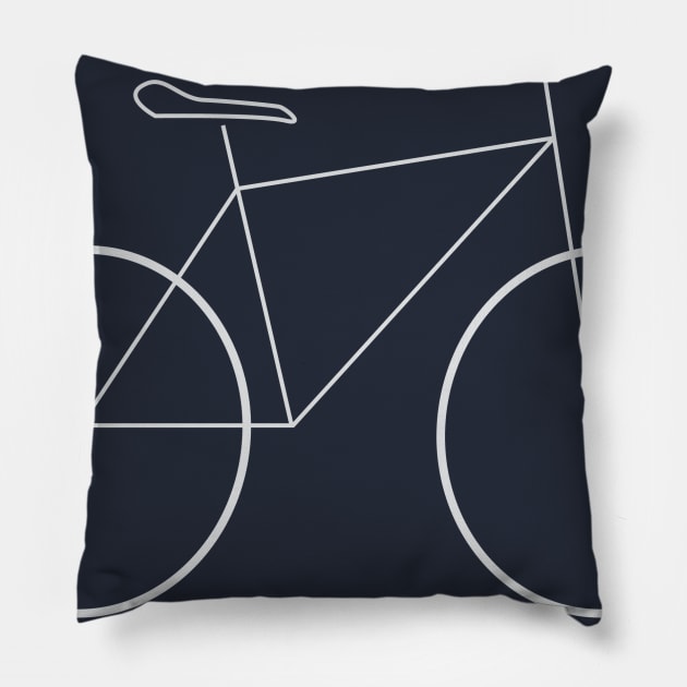 make life nice (on a  bike) Pillow by lovingrobot