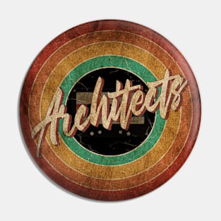 Architects Vintage Circle Art Pin