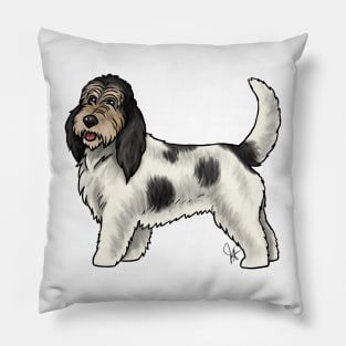 Dog - Grand Basset Griffon Vendeen - Black and Tan Pillow