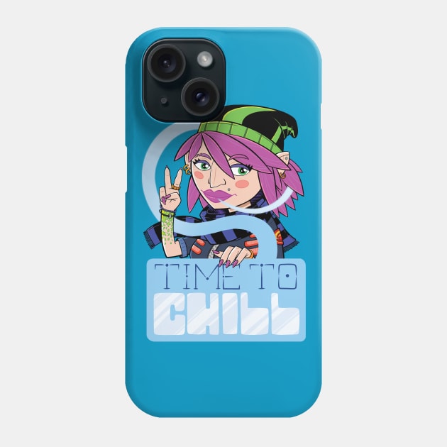 Time To Chill Phone Case by FatRocketStudios