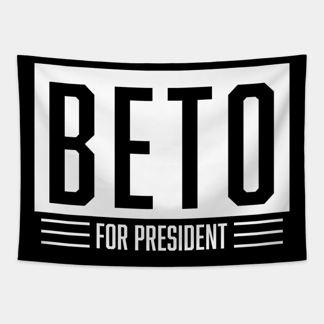 beto o'rourke for president V2 Tapestry by AlonaGraph