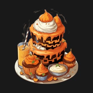 Enchanting Eats Delight in a Halloween Dessert Journey T-Shirt