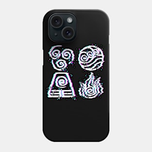 Glitch Bending Icons Phone Case